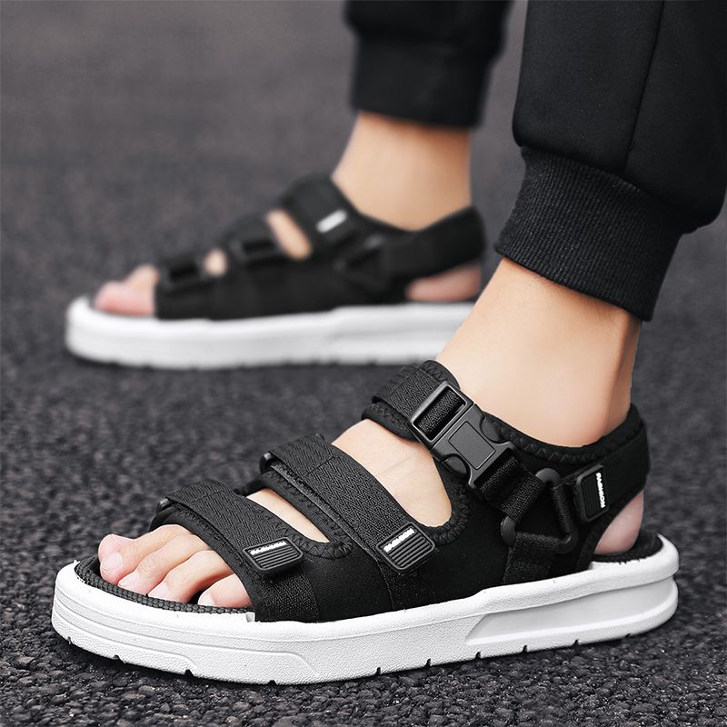 SHJO Men's Shoes Sandals New Casual Sandals Trendy Sports Beach Shoes Rubber Sandals