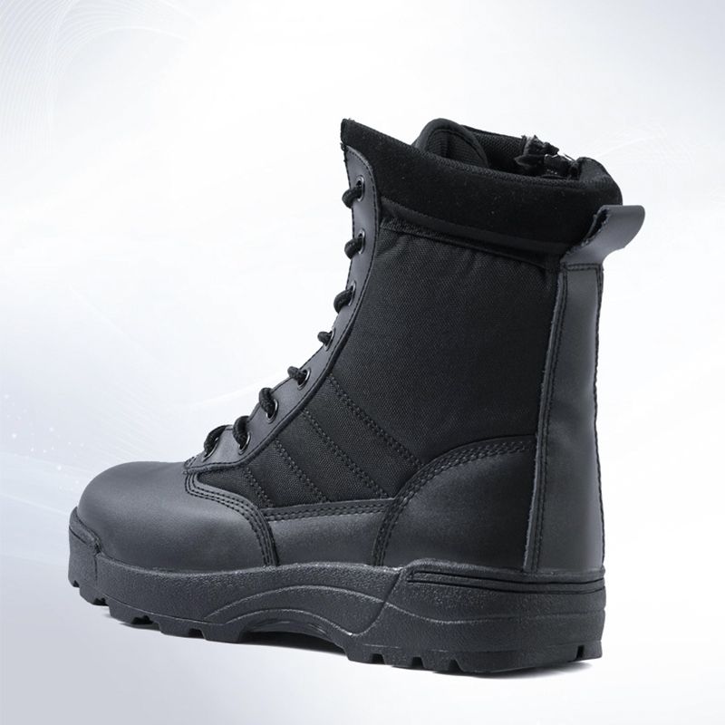 SHJO Men's Shoes Boots Ankle Bootie Jungle Boots, Hiking Boots, Desert Boots, Combat Boots, Tactical Boots, High Top Short Boots Black Boy
