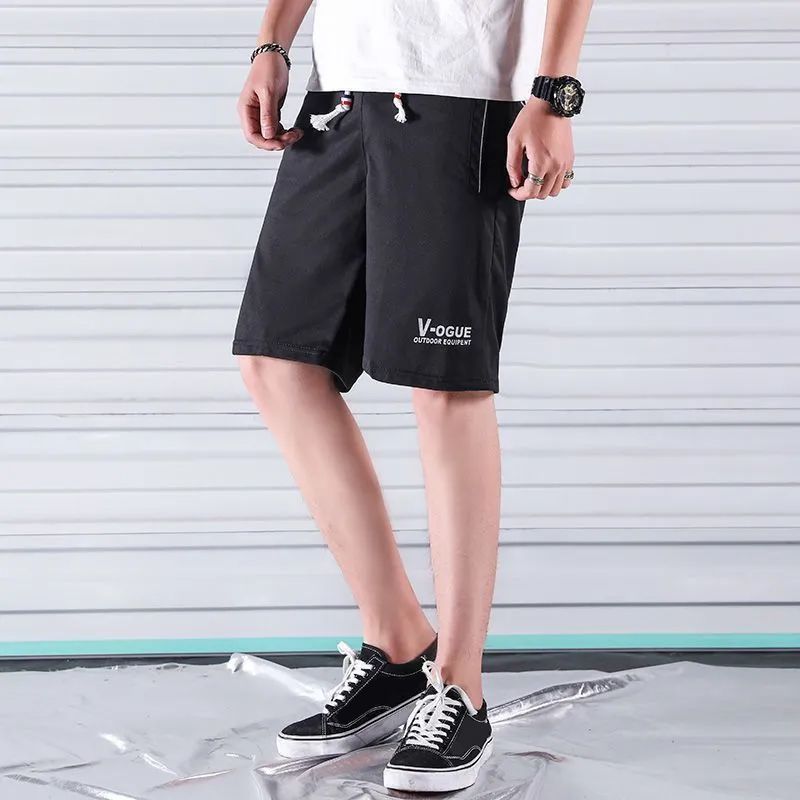 SHJO Men's Clothing Activewear Active Shorts Men's Fashion New Summer Thin Youth Sports Shorts Casual Loose Large Size Five-Fifth Pants