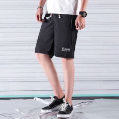 SHJO Men's Clothing Activewear Active Shorts Men's Fashion New Summer Thin Youth Sports Shorts Casual Loose Large Size Five-Fifth Pants