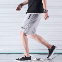 SHJO Men's Clothing Activewear Active Shorts Men's Fashion New Summer Thin Youth Sports Shorts Casual Loose Large Size Five-Fifth Pants