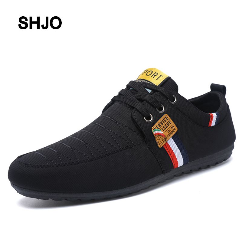SHJO Men's Fashion Loafer Shoes – Black With Premium Faux Leather Upper, Lightweight Cushioned Insole, Non-Slip Outsole, Ideal For Office, Shopping & All-Day Comfort, All Sizes Available