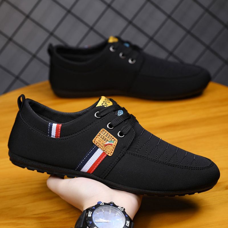 SHJO Men's Fashion Loafer Shoes – Black With Premium Faux Leather Upper, Lightweight Cushioned Insole, Non-Slip Outsole, Ideal For Office, Shopping & All-Day Comfort, All Sizes Available