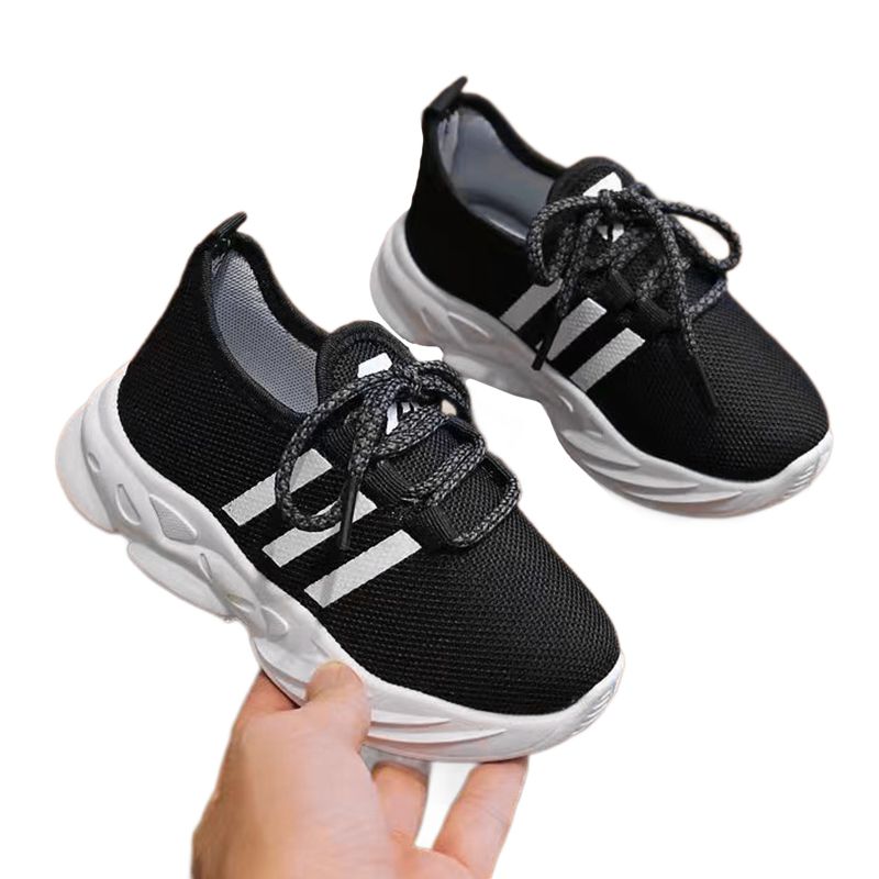 New Children's Sports Shoes Thickened Soft Sole Breathable Wear-Resistant Coconut Shoes Boys And Girls Mesh Shoes Big Kids Shoes