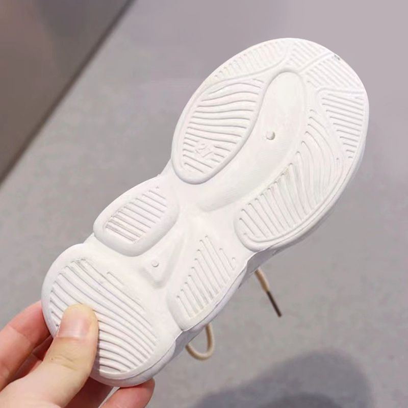 New Children's Sports Shoes Thickened Soft Sole Breathable Wear-Resistant Coconut Shoes Boys And Girls Mesh Shoes Big Kids Shoes