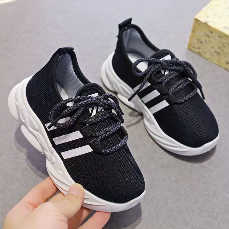 New Children's Sports Shoes Thickened Soft Sole Breathable Wear-Resistant Coconut Shoes Boys And Girls Mesh Shoes Big Kids Shoes