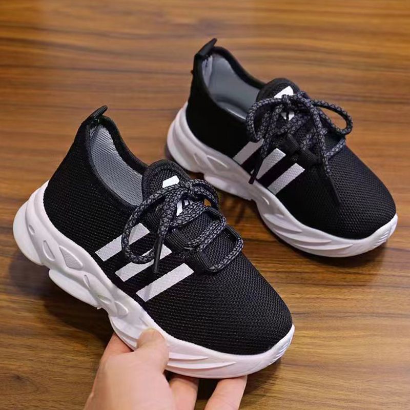 New Children's Sports Shoes Thickened Soft Sole Breathable Wear-Resistant Coconut Shoes Boys And Girls Mesh Shoes Big Kids Shoes