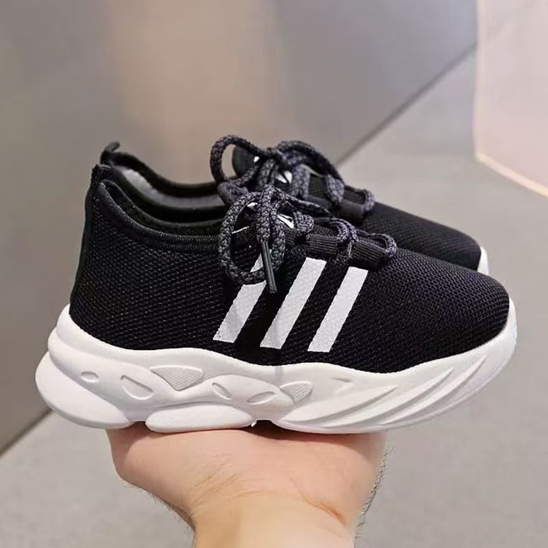 New Children's Sports Shoes Thickened Soft Sole Breathable Wear-Resistant Coconut Shoes Boys And Girls Mesh Shoes Big Kids Shoes