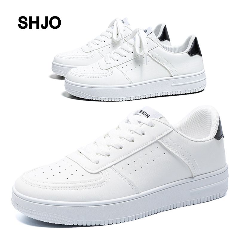 Men's New Breathable White Shoes Student Korean Style Trendy All-Match Thick Bottom Sports Casual Shoes