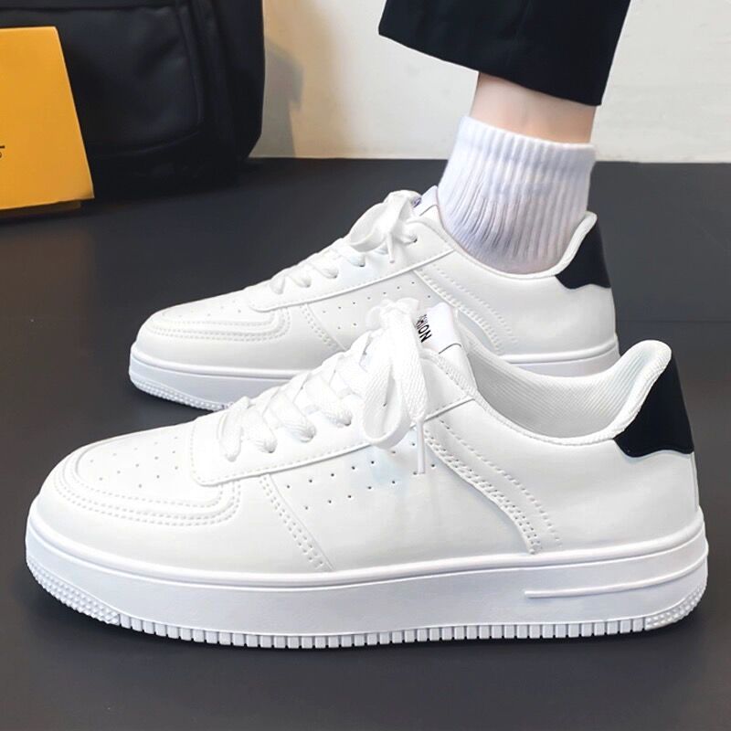 Women's Shoes New Breathable White Shoes Student Korean Style Trendy All-Match Thick-Soled Sports Shoes Casual Shoes