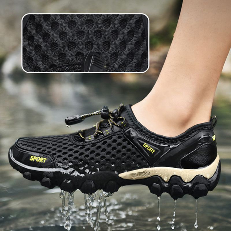 Men's New Style Hiking Shoes Thick Sole Simple Fashion Breathable Leisure Youth Trendy Sports Shoes