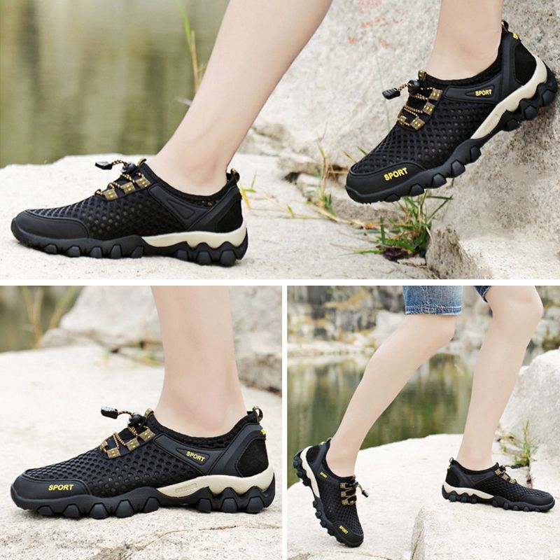 Men's New Style Hiking Shoes Thick Sole Simple Fashion Breathable Leisure Youth Trendy Sports Shoes