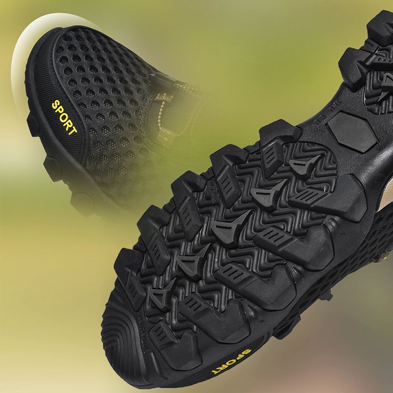 Men's New Style Hiking Shoes Thick Sole Simple Fashion Breathable Leisure Youth Trendy Sports Shoes