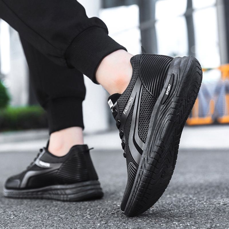 New Men's Shoes Youth Student Sports Shoes Labor Protection Breathable Work Shoes Casual Running Shoes