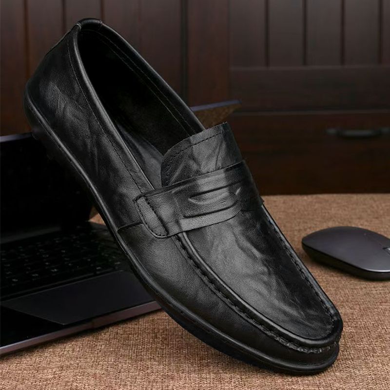 Men's Soft-soled Loafers Business British Style Shoes Slip-on Casual Shoes Casual All-match Style