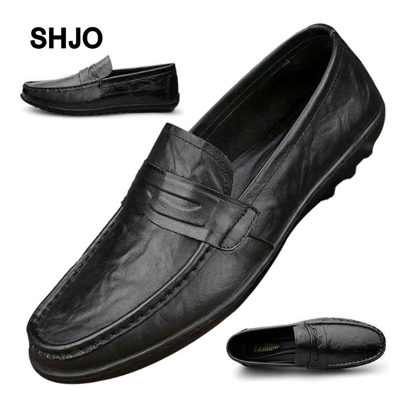 Men's Soft-soled Loafers Business British Style Shoes Slip-on Casual Shoes Casual All-match Style