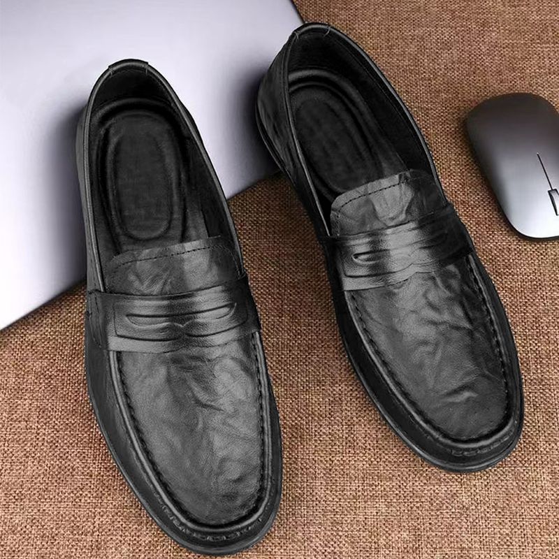 Men's Soft-soled Loafers Business British Style Shoes Slip-on Casual Shoes Casual All-match Style