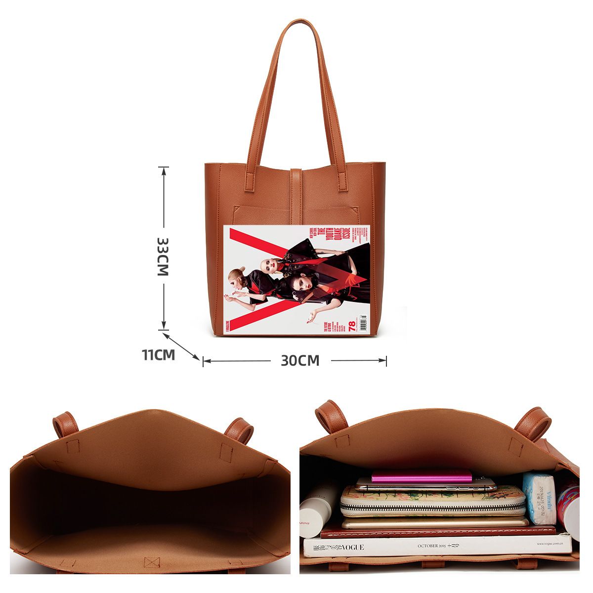 BigBox New Arrival Soft Leather Luxury Purses Large Travel Tote Shoulder Bags Women Bucket Handbags Ladies