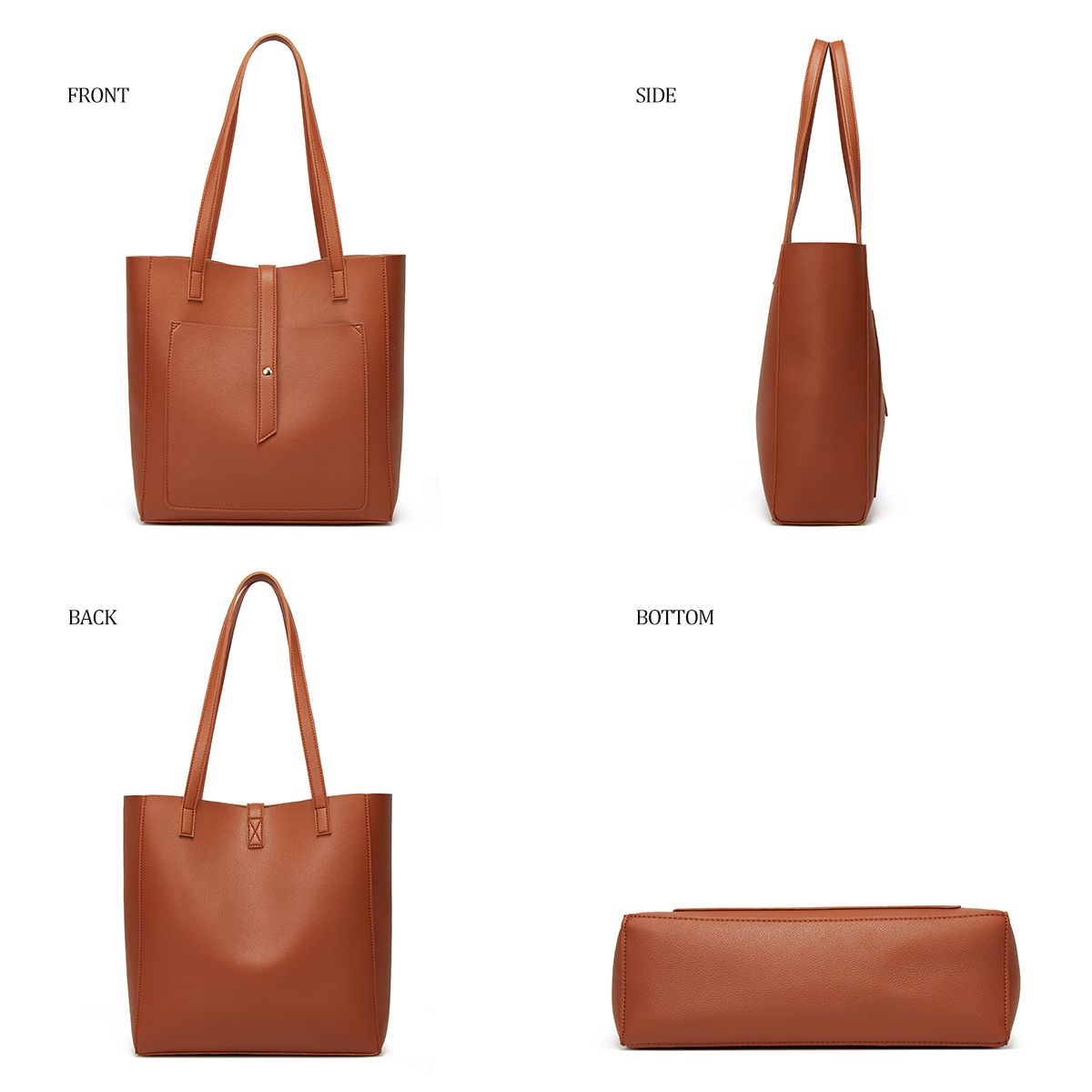 BigBox New Arrival Soft Leather Luxury Purses Large Travel Tote Shoulder Bags Women Bucket Handbags Ladies