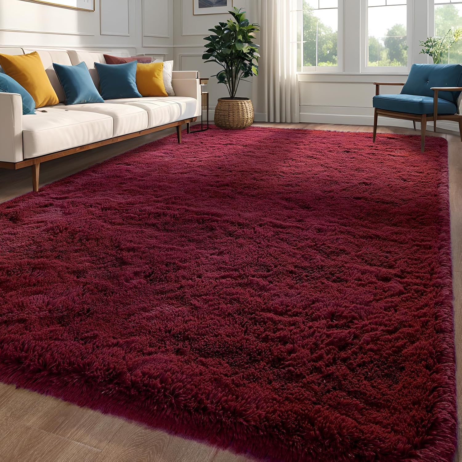 【Offer】5*8 /7*10 Soft Patched Carpet Carpet Multicolor Floor Mat Fluffy Bedroom Carpet New Classic Thick Carpet Living Room Plush Rugs Children Bed Room Fluffy Floor Carpets Home Decor Rugs Velvet Mat