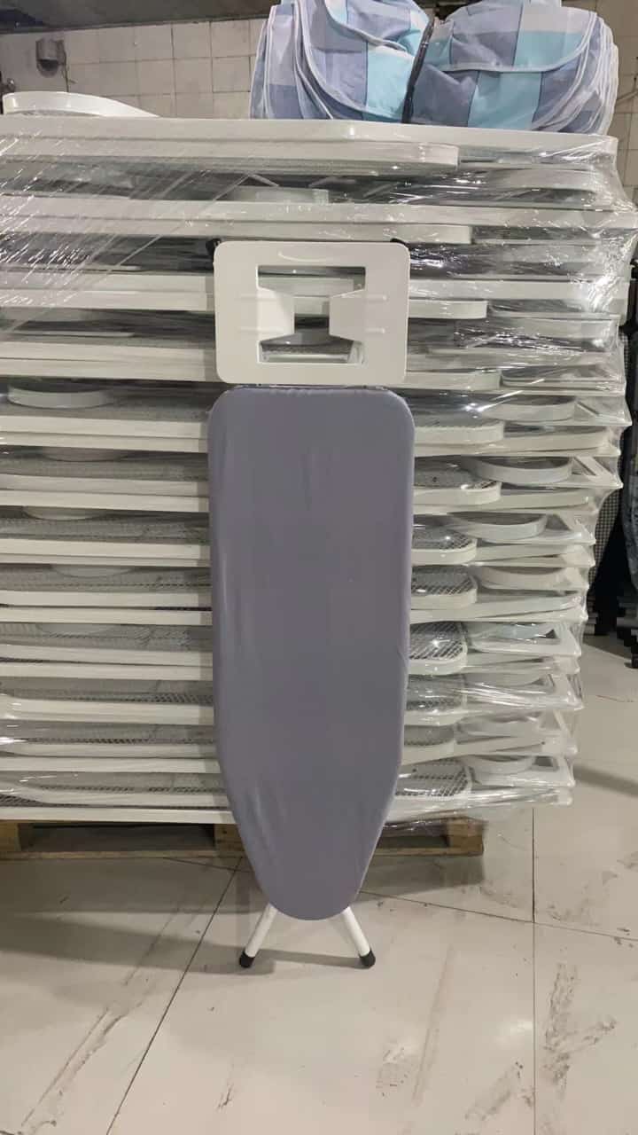 Ironing Board Extra Thick Heavy Duty Ironing Board  and Pad,Iron Board Cover,Ironing Board Covers,Durable Foam 3 Layers,Easy-Fit