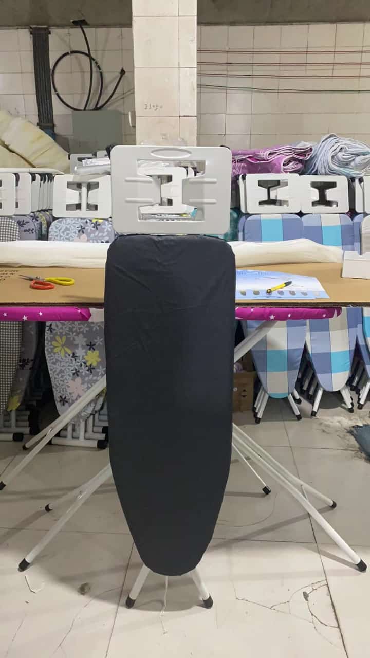 Ironing Board Extra Thick Heavy Duty Ironing Board  and Pad,Iron Board Cover,Ironing Board Covers,Durable Foam 3 Layers,Easy-Fit