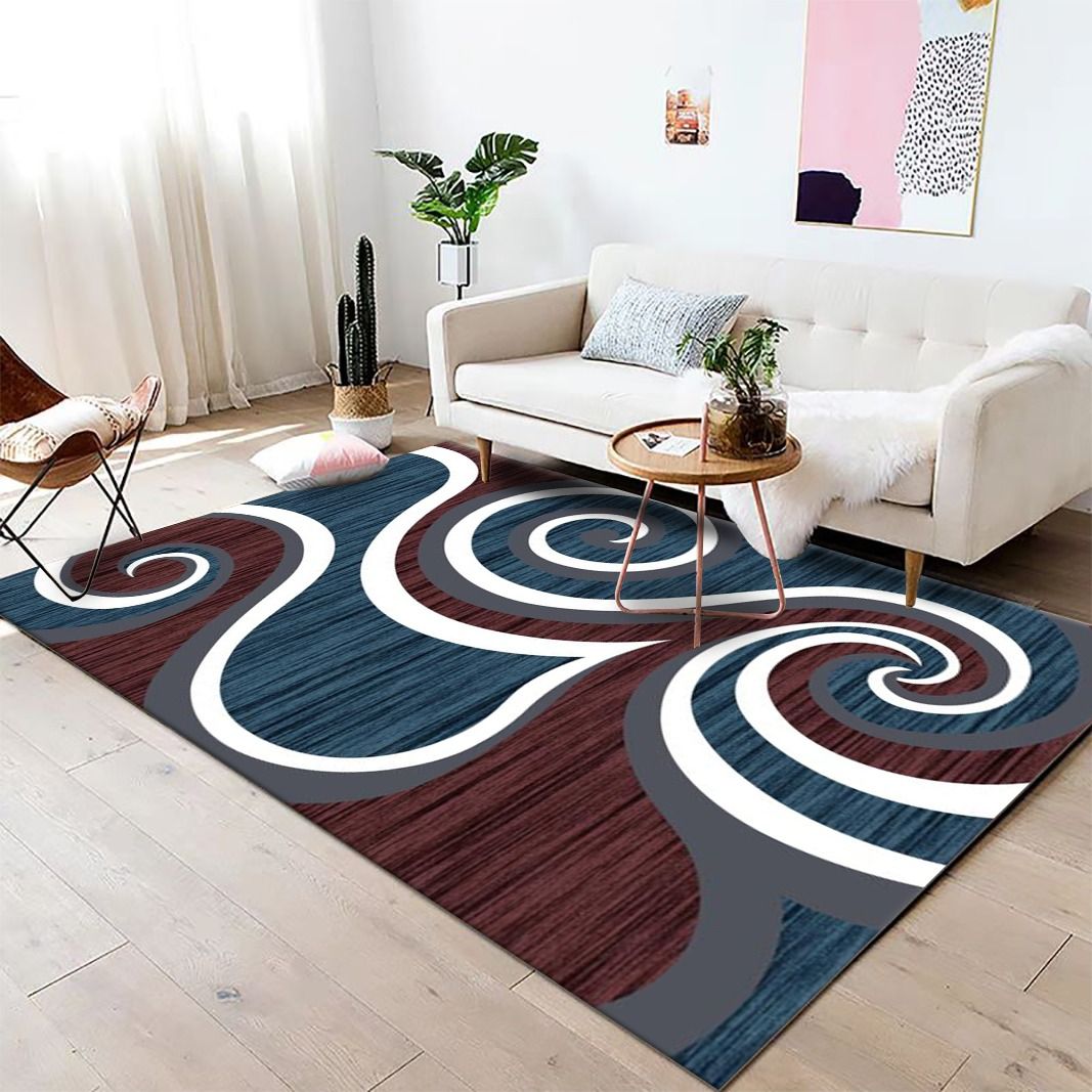 【 Promotion】High quality modern 3D Carpets and area rugs large feather Living Room Bedroom Carpet Indoor Washable Rug 3D area rug floor mat, home and kitchen home decor rugs pads pr