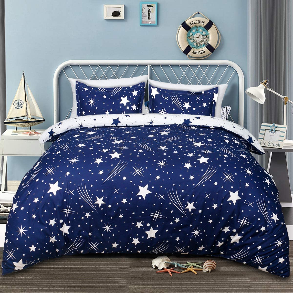 【Today's Deal】4pcs Duvet Bedding Sets Comforter Set Bedding Duvets Duvet (1pc Duvet & 1pcs Bed sheet & 2pcs Pillow covers )