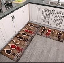 Ragen Kitchen Rug Non Slip Kitchen Mat Set kitchen Carpets Non Slip Washable Suitable For Children's Room, Doorway, Outdoor, kitchen