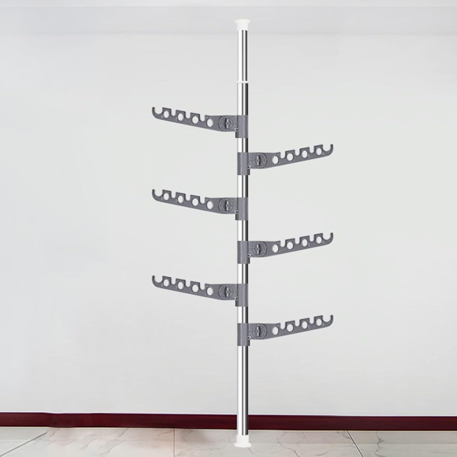 【Product Offer】Rectratable Adjustable Freestanding Clothes Hanger, Closet Organizer, Portable Clothes Hanger, Durable, Suitable For Storing And Drying All Kinds Of Clothes