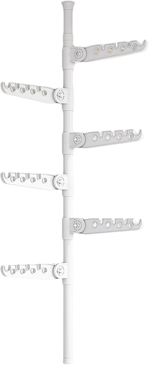 【Product Offer】Rectratable Adjustable Freestanding Clothes Hanger, Closet Organizer, Portable Clothes Hanger, Durable, Suitable For Storing And Drying All Kinds Of Clothes