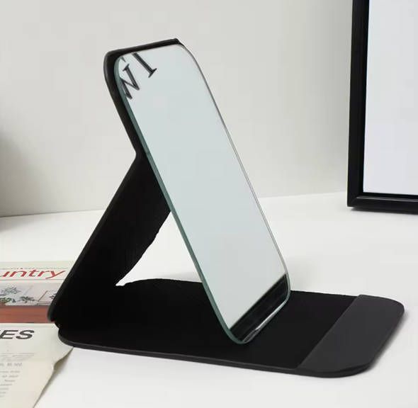Simple square folding mirror adjustable desktop dressing mirror portable makeup mirror household items lwomen mirror Fast delivery within 1-5 days