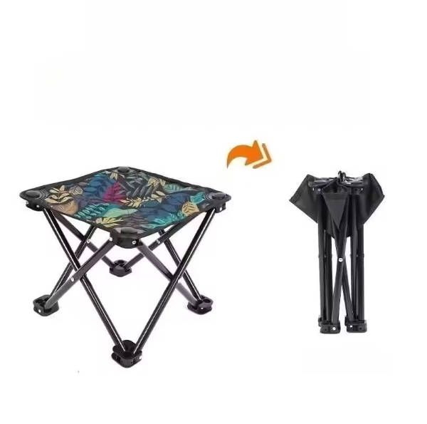 Portable Household Folding Chair Outdoor BBQ Camping Picnic Seat Compact Oxford Cloth Fishing Art Sketching Multi-Purpose Stool Fast delivery within 1-5 days