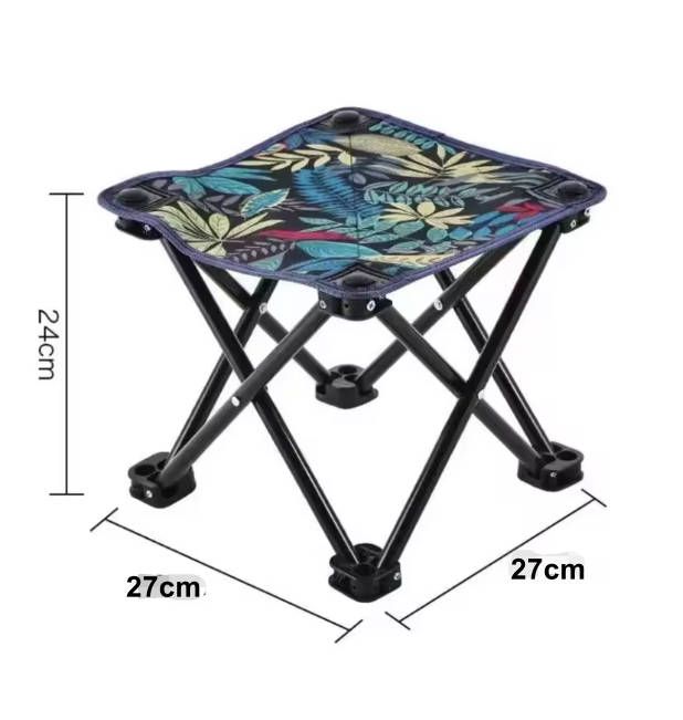 Portable Household Folding Chair Outdoor BBQ Camping Picnic Seat Compact Oxford Cloth Fishing Art Sketching Multi-Purpose Stool Fast delivery within 1-5 days