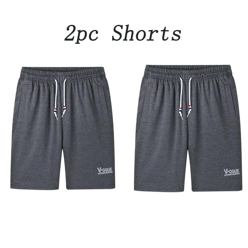 2pc men clothes Five Pants Quick-drying Sports Shorts pant  Loose plus size men beach trousers Casual boy Shorts Local fast delivery