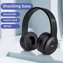 Rechargeable Wireless Stereo Bass Bluetooth Headphone Sports Foldable Headset MP3 Player Sports Speakers With Mic Microphone TF For IOS/Android Fast delivery within 1-5 days