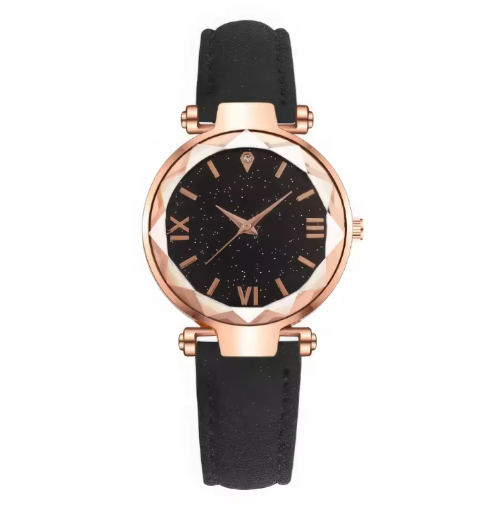 Belt Ladies Watches Fashion Women Watch Starry Point Roman ladies watches Local fast delivery