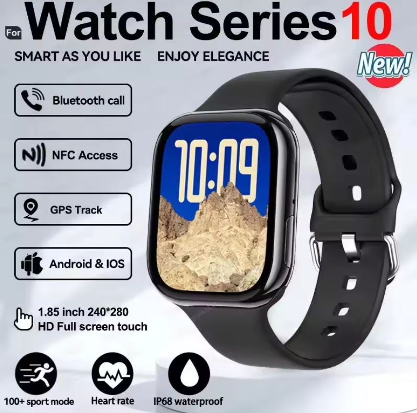 New Series Watch 10 GPS Track Smart Watch Men Woman HD Bluetooth Call Waterproof Sports SmartWatch For Apple Android IOS Local fast delivery