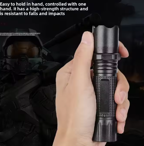 Flashlights High Lumens USB Rechargeable LED Outdoor Lamp Portable Bright Flashlight With Side Light Multi-function Long Light Local fast delivery