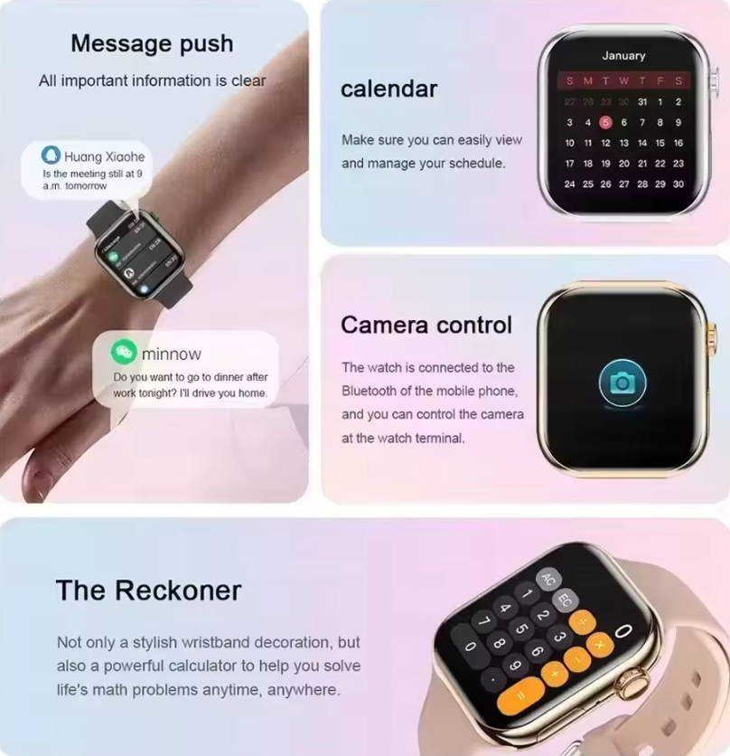 New Series Watch 10 GPS Track Smart Watch Men Woman HD Bluetooth Call Waterproof Sports SmartWatch For Apple Android IOS Local fast delivery