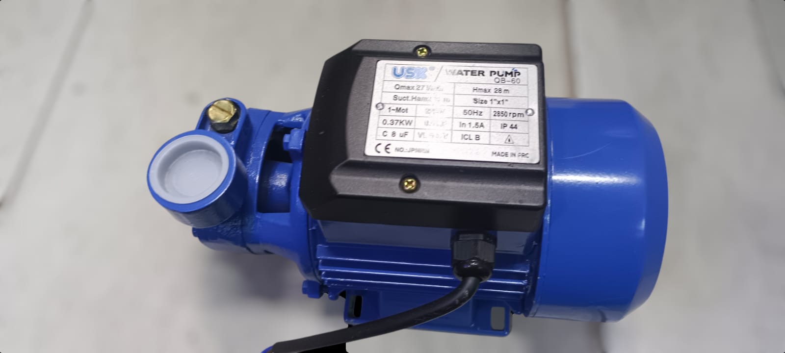 USK I, Booster Water Pump 0.5HP 0.37kw 28m head,8m suntion,27l/min