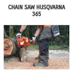 Husqvarna 365XP Gas Chainsaw  70.7cc Professional Grade Chain Saw for Forestry, Logging & Heavy-Duty Cutting