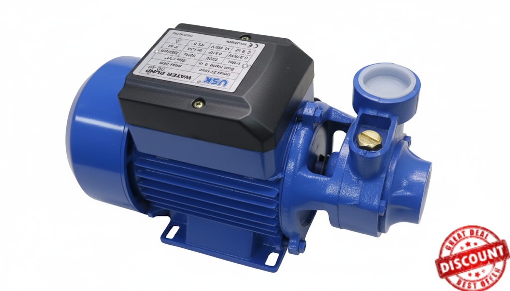 [OFFER 🎉 OFFER🎉 ] USK I, Booster Water Pump 0.5HP 0.37kw 28m head,8m suntion,27l/min