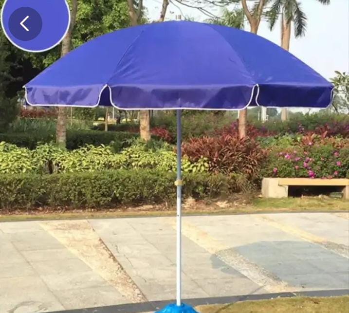 SHADE UMBRELLA  Without Stand. Features An Adjustable Height Metal Pole And  High Tenacity.