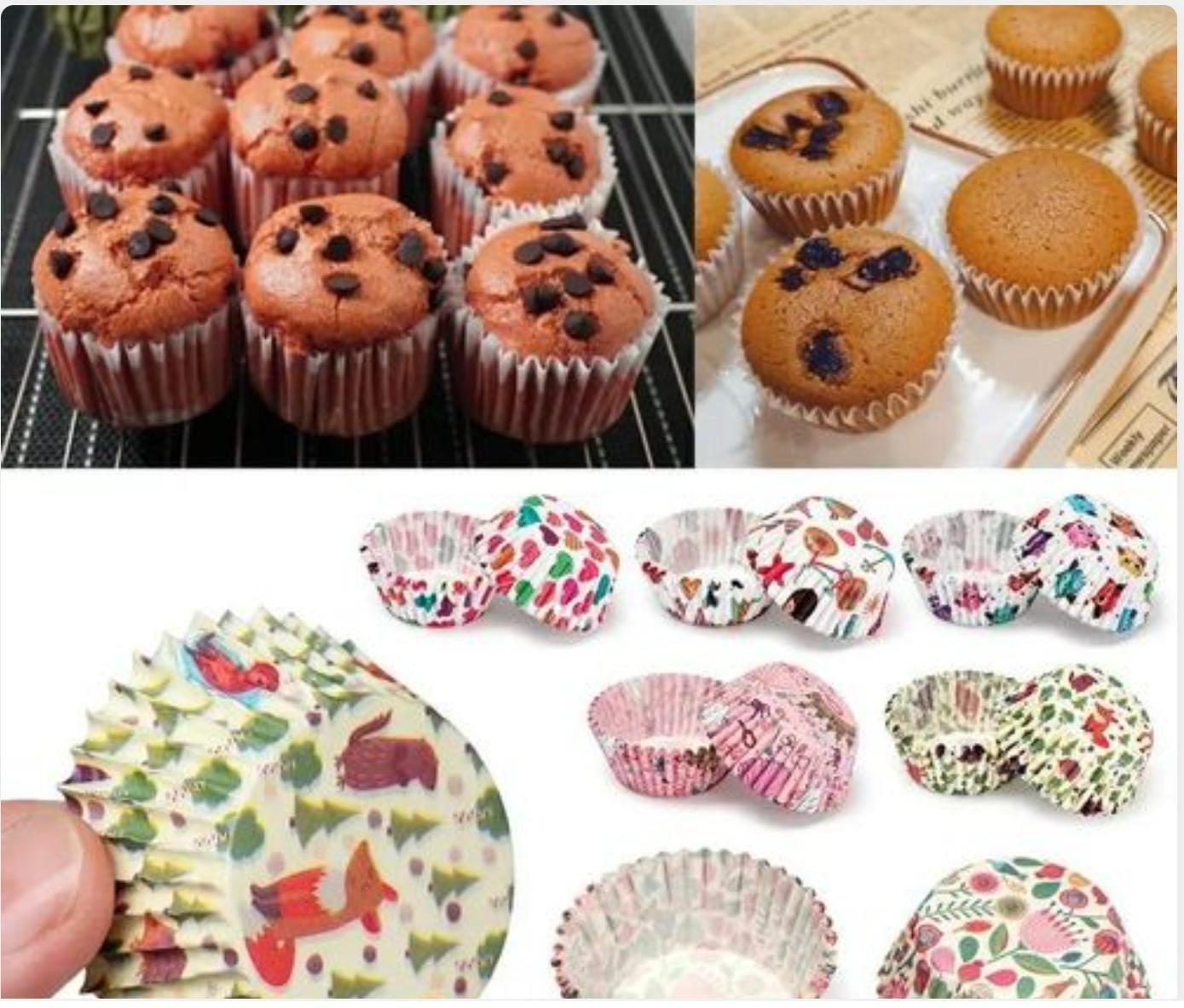 72pcs Multicolored disposable cup cake papers 
Pack of 72
Plenty of liners for parties, events, or regular baking.
Even Baking
Helps distribute heat for uniform baking and shape.
Decorative Look