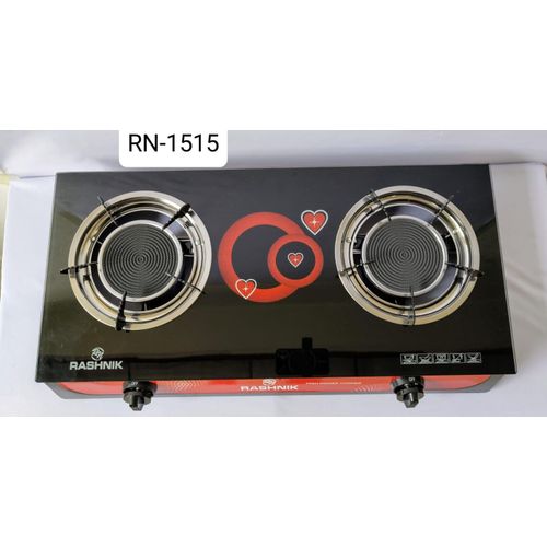 Rashnik 2 burner infrared cooker.. You get durability, gas efficiency, easy-to-use and clean designs, all at the most pocket-friendly prices