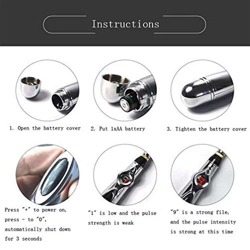 Electronics Acupuncture and moxibustion Pen Acupoint pen Acupoint exploration pen Meridian tracing pen Massage Pen lancet Physiotherapy pen Jinluo Pen