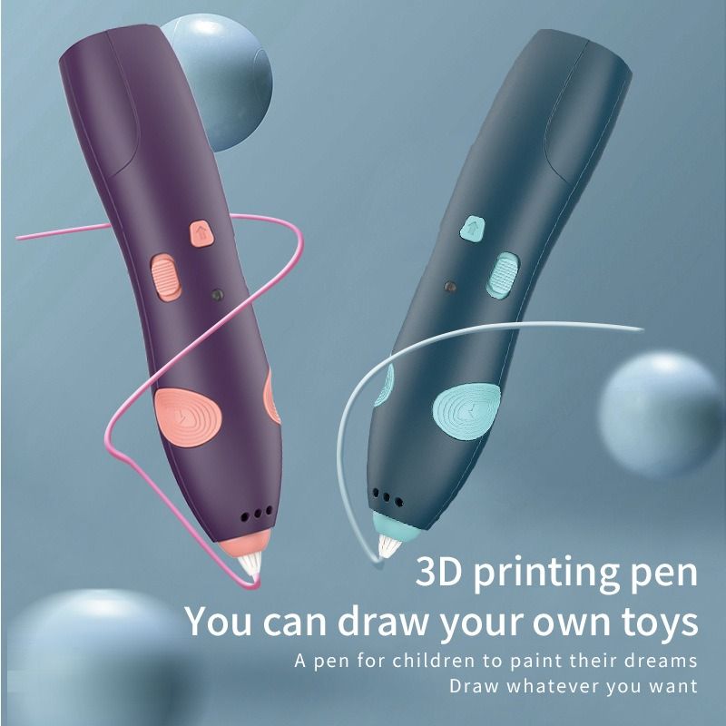Not hot to the touch 3d Printing pen wireless Three d children three-dimensional Graffiti pen 3b painting pen