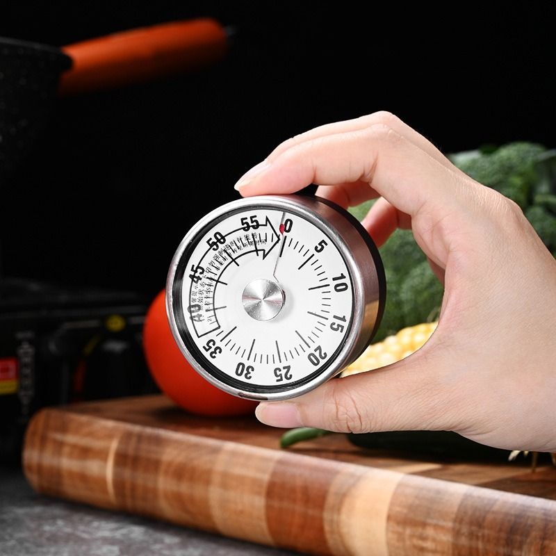 Kitchen timer Refrigerator sticker mechanical magnetic timer countdown alarm clock for students