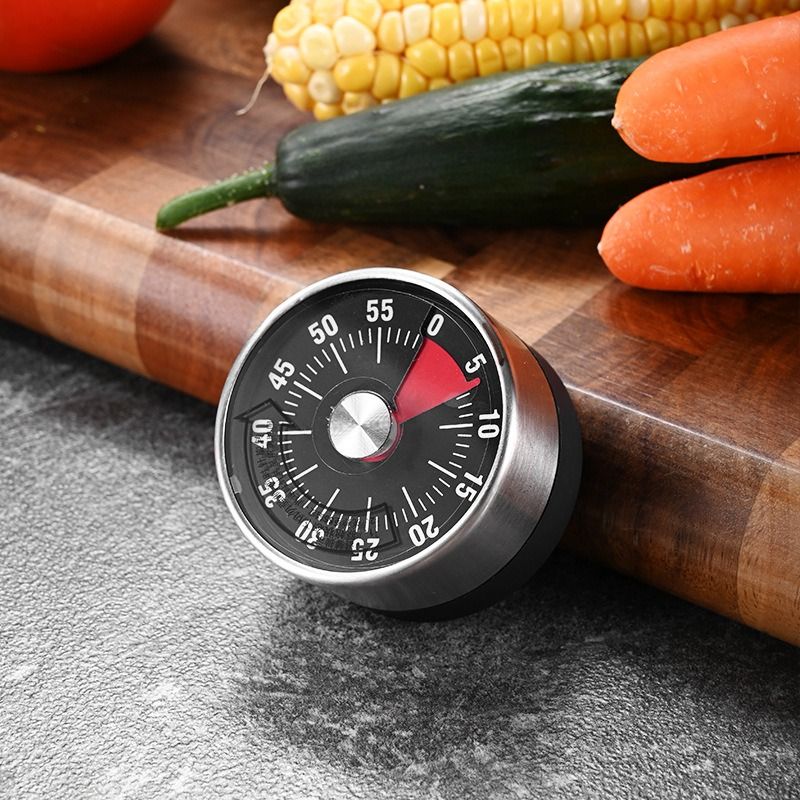 Kitchen timer Refrigerator sticker mechanical magnetic timer countdown alarm clock for students